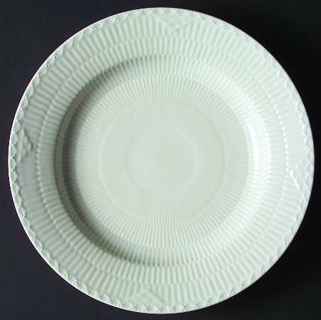 White Fluted Half Lace Small Bread & Butter Plate