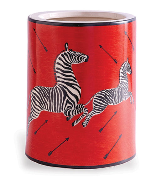 Zebra Red Ice Bucket