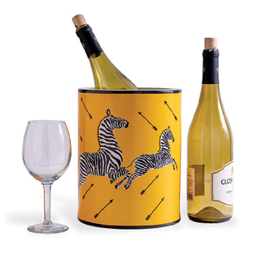 Zebra Yellow Ice Bucket