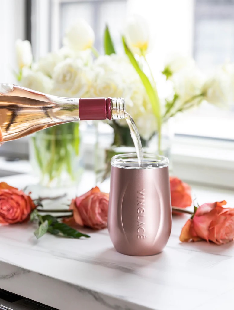 Vinglace Rose Gold Stemless Wine Glass